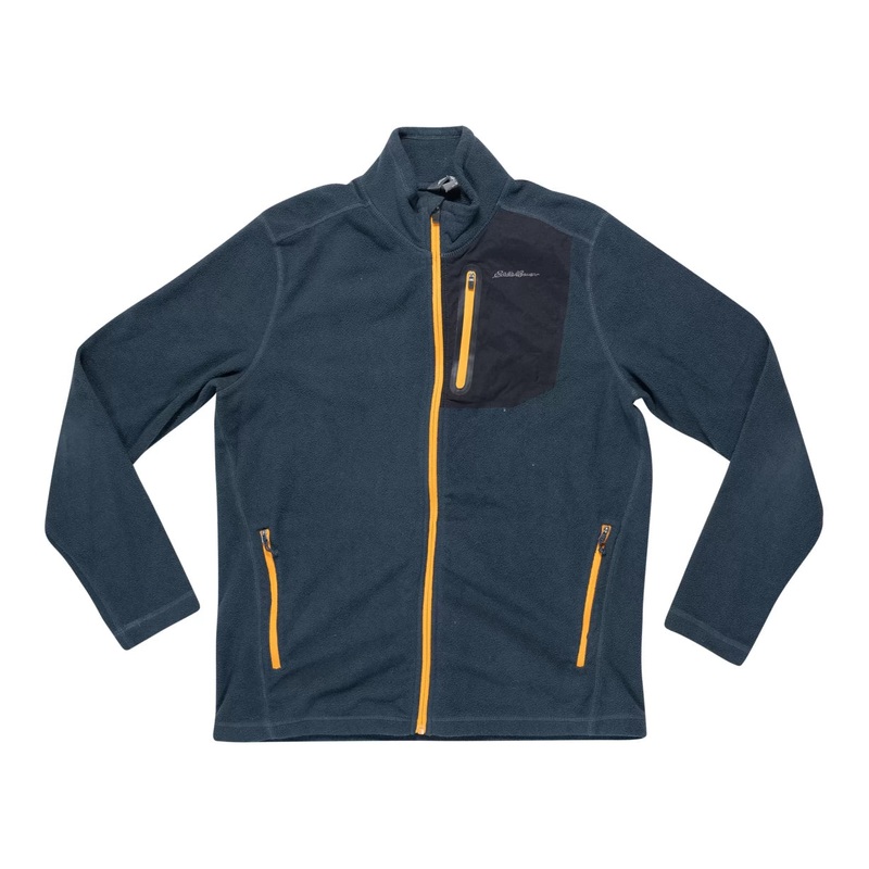 Eddie Bauer Full-Zip Fleece Jacket – Men’s Blue