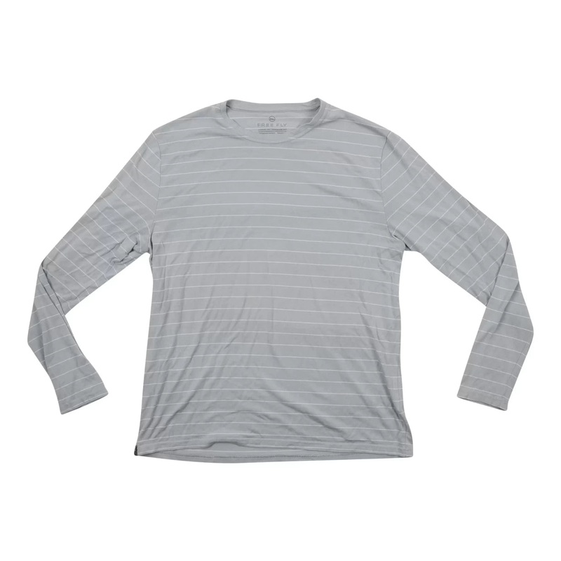 Free Fly Bamboo Long Sleeve Shirt – Men’s Blue Stripe