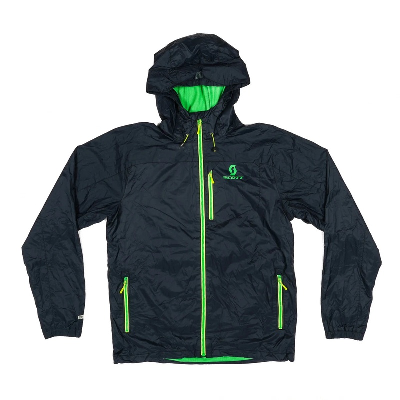 Scott Lightweight Insulated Windbreaker Black/Green