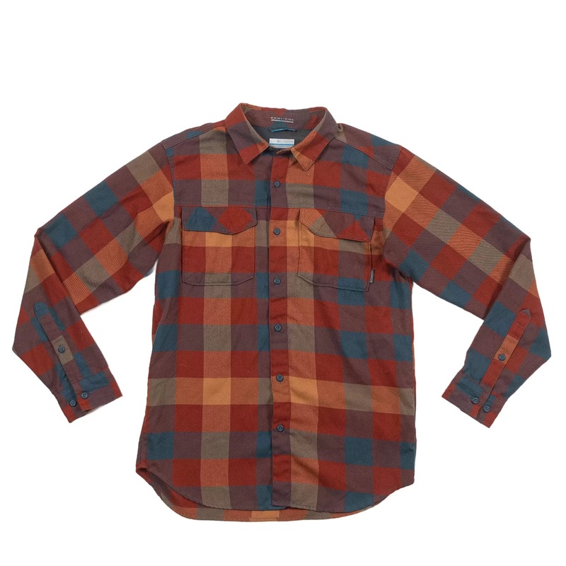 Columbia Hiking Flannel – Men’s Orange