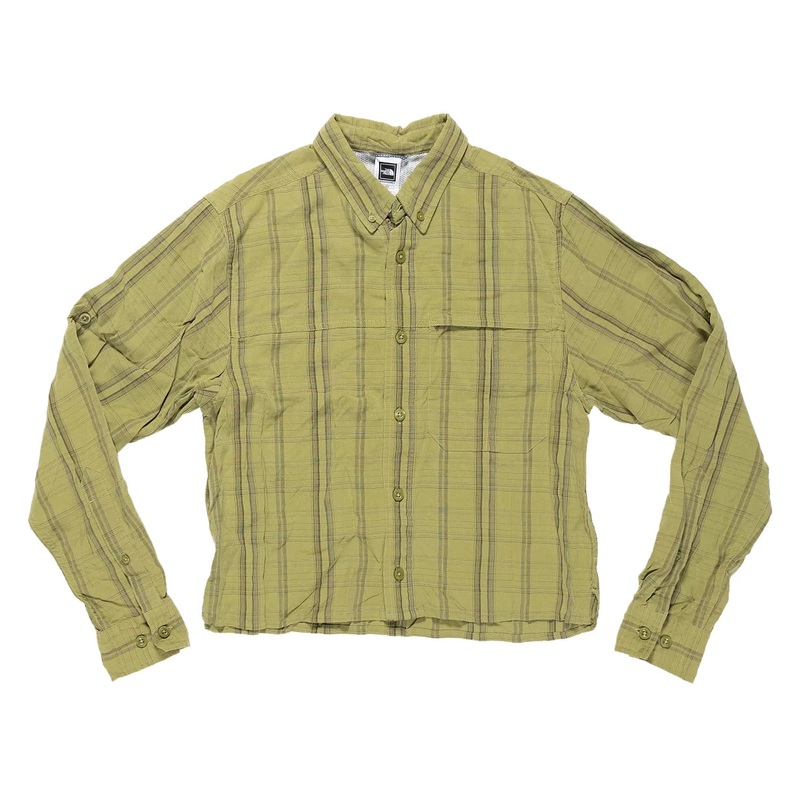 The North Face Button-Down Long-Sleeve Shirt – Men’s Green