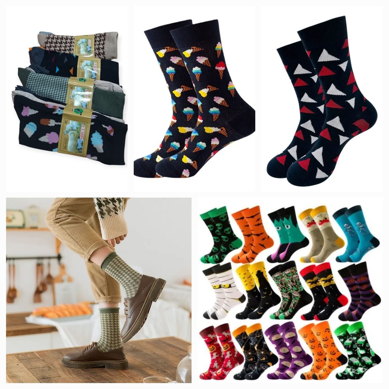 3 Pairs Cotton Socks Thickened Mid-Calf Socks 3 PER PACK