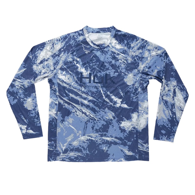 Huk Mossy Oak Pursuit Performance Crew – Men’s Skipper Blue
