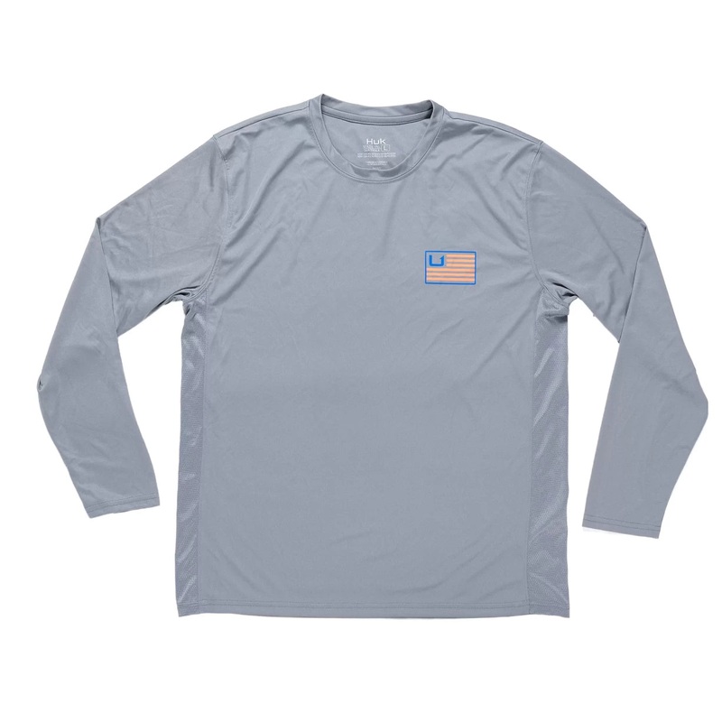 Huk Pursuit  And Bars Long Sleeve Crew – Men’s Night Owl