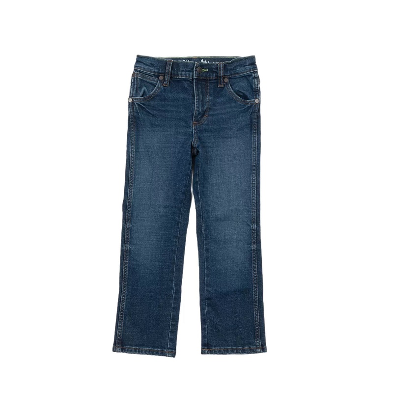 Wrangler Retro Slim Straight Jean – Kids’ Dark Denim