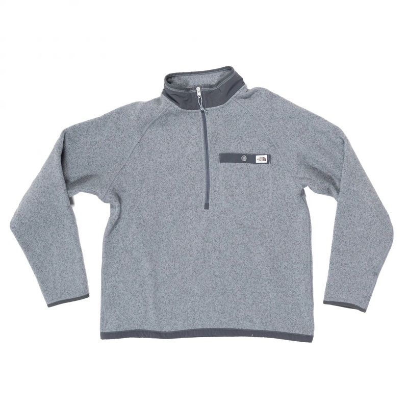 The North Face Fleece-Lined Quarter-Zip Grey