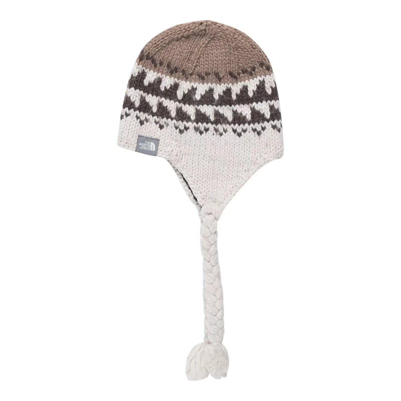 The North Face Knit Earflap Beanie Brown
