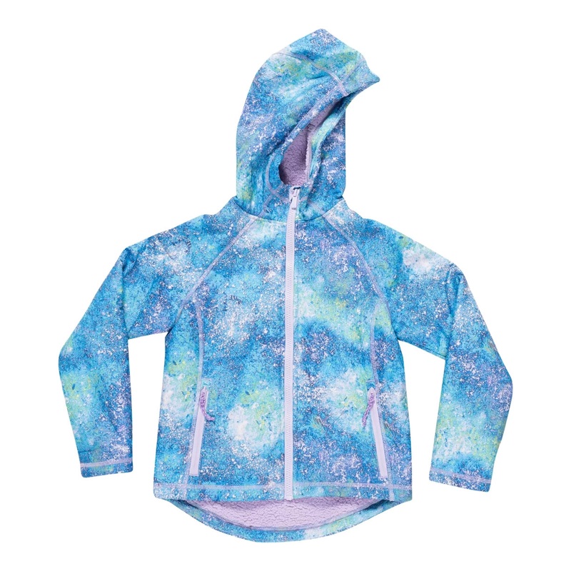 All In Motion Softshell Sherpa Jacket – Girls’ Blue/Green