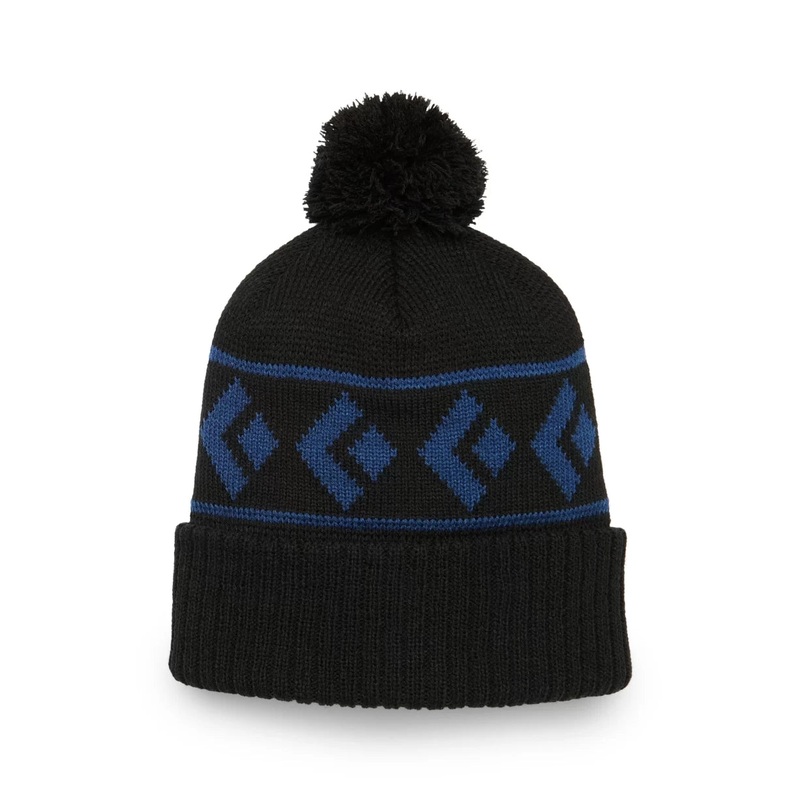 Black Diamond Tom Pom Beanie Black