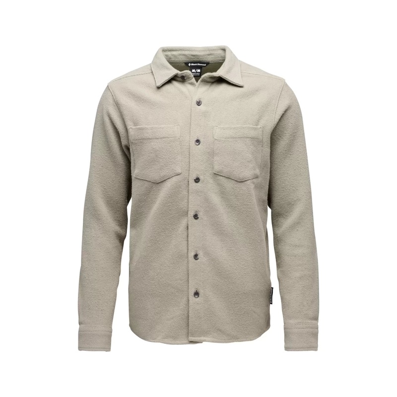 Black Diamond Project Heavy Flannel – Men’s Palm Green-Anthracite Plaid