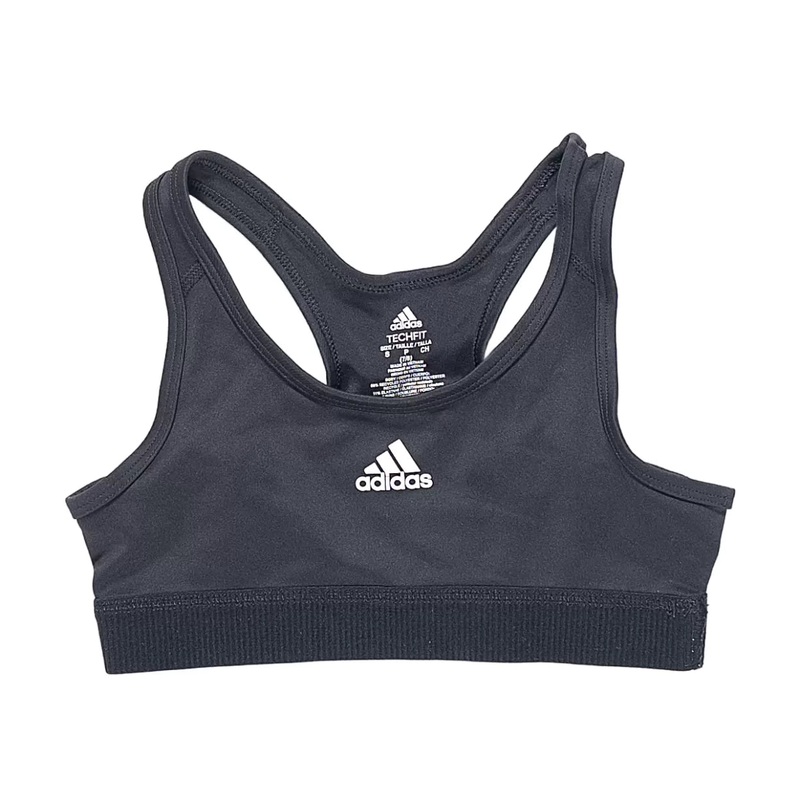 Adidas Tech Fit Sports Bra – Girls’ Black