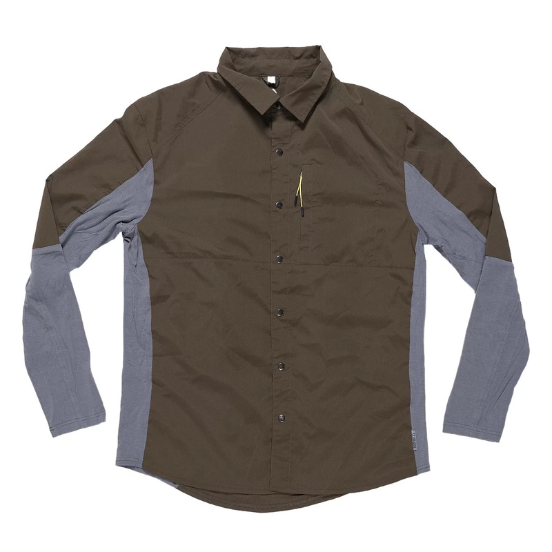 Club Ride Long Sleeve Snap Shirt – Men’s Olive