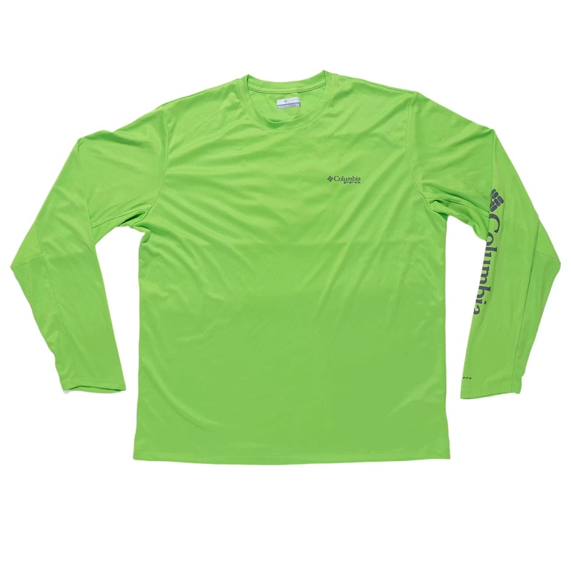 Columbia PFG Terminal Tackle Long Sleeve Shirt Neon Green