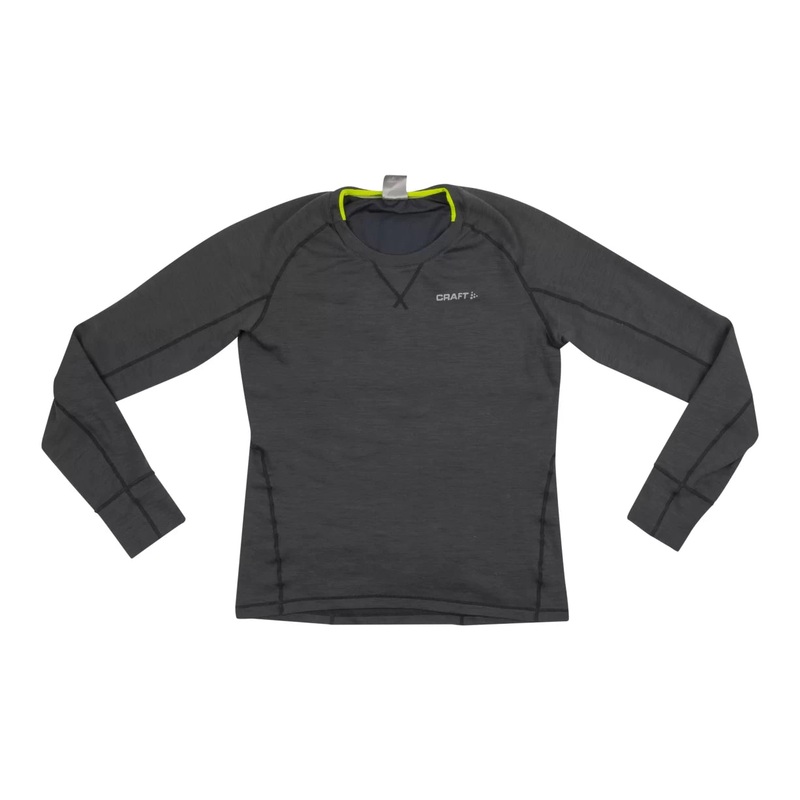 Craft Long-Sleeved Wool Blend Top – Men’s Grey