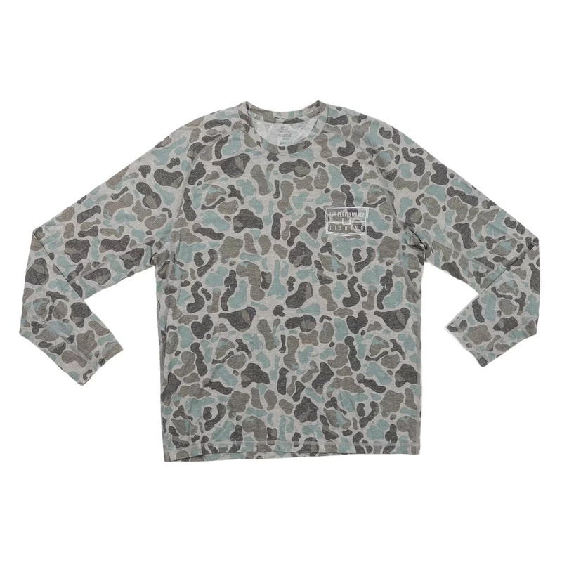 Huk Drift Long Sleeve Graphic KC Print – Men’s Volcanic Ash