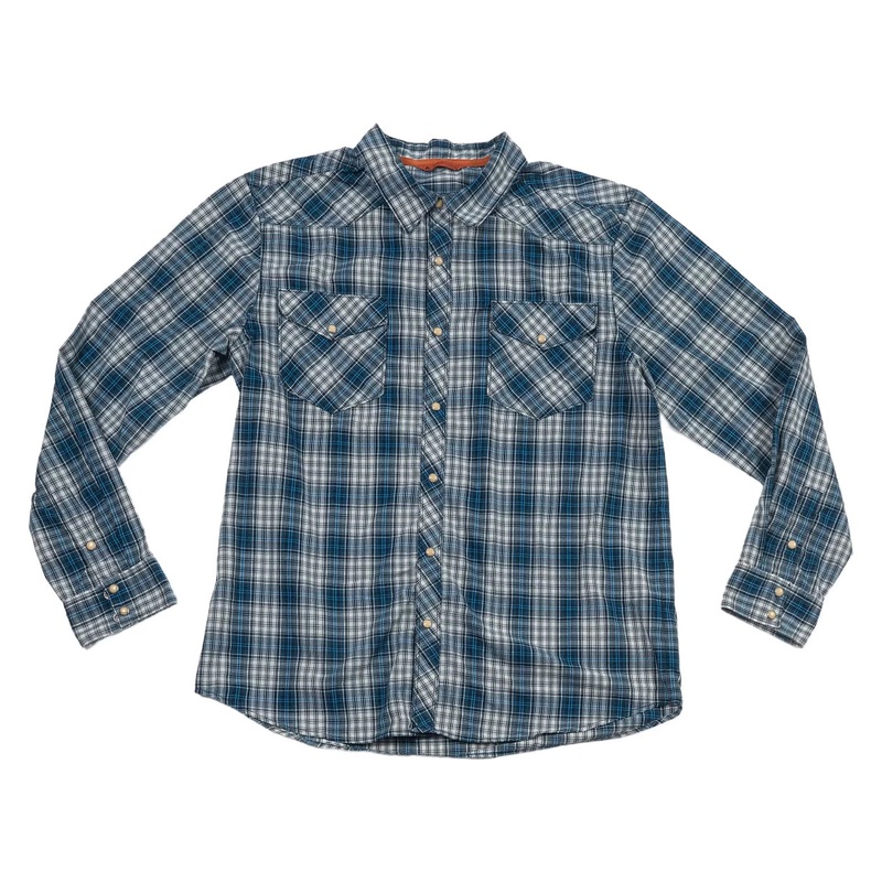 Basin and Range Button Up – Men’s Blue