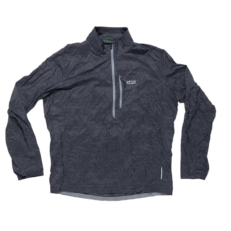 Stio Second Light Pullover – Men’s Black/Gray