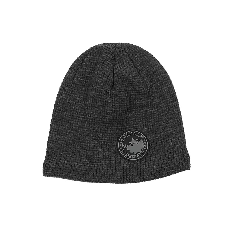 Canada Weather Gear Plush Lined Beanie Gray