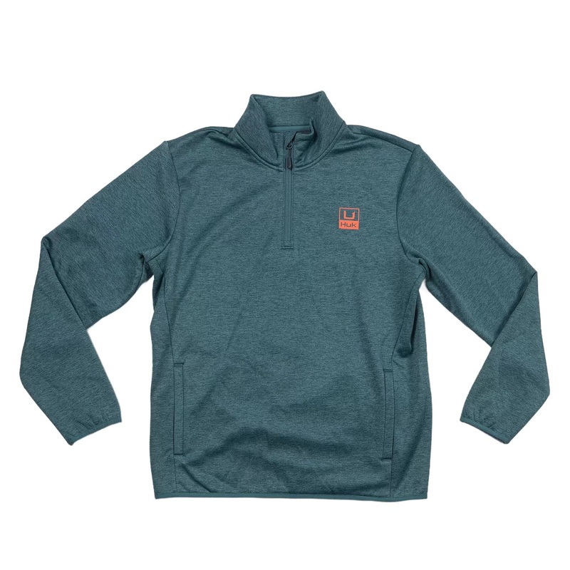 Huk Coldfront 1/4 Zip Atlantic