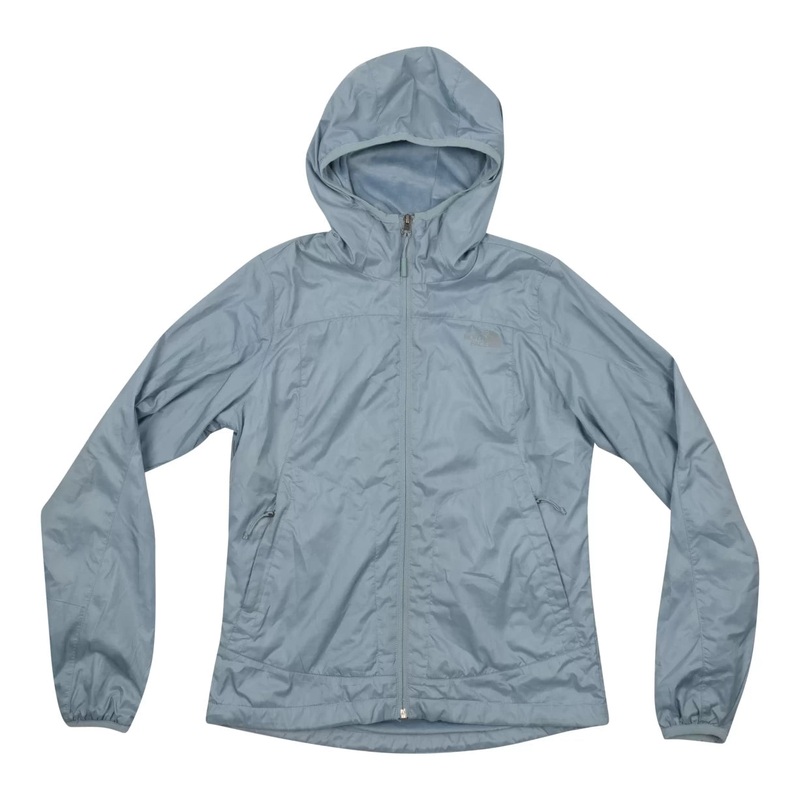 The North Face Fleece Lined Full Zip Windbreaker – Women’s Gray