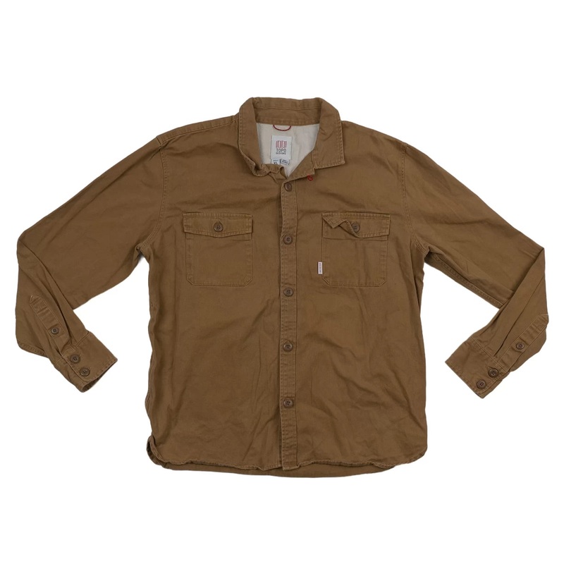 Topo Designs Desert Long Sleeve Shirt Tan