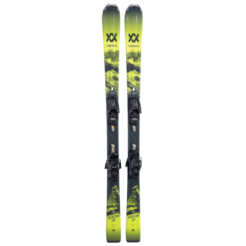 Volkl Deacon Jr Skis 2023 – Kids’ w/ Marker vMotion 4.5 GW Bindings – 140cm Green