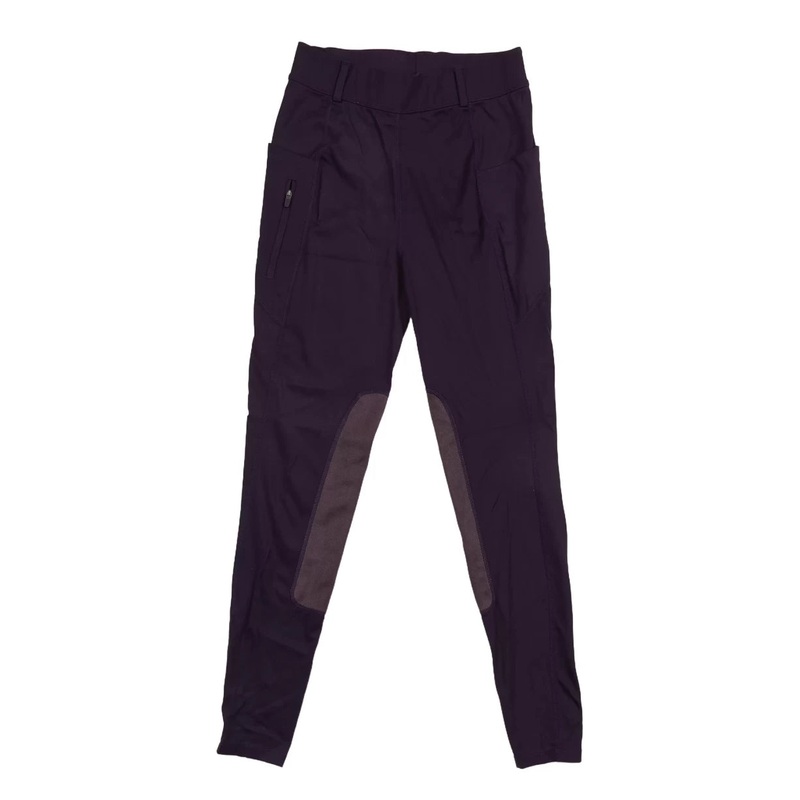 Baleaf Knit Skinny Breeches Leggings – Women Purple